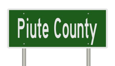 İşaretli yeşil 3D otoyol