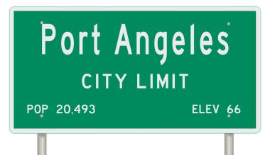 İşaretli yeşil 3D otoyol