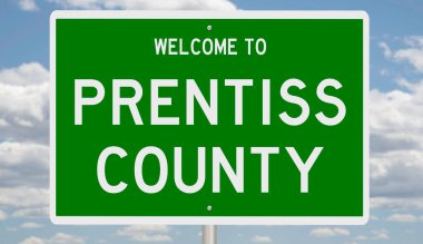 İşaretli yeşil 3D otoyol