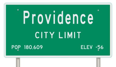 İşaretli yeşil 3D otoyol