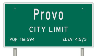 İşaretli yeşil 3D otoyol