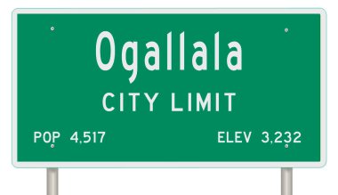 İşaretli yeşil 3D otoyol