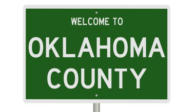 İşaretli yeşil 3D otoyol