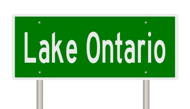 İşaretli yeşil 3D otoyol