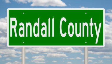 İşaretli yeşil 3D otoyol