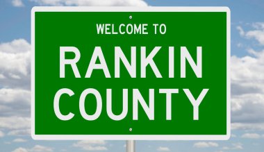 İşaretli yeşil 3D otoyol