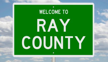 İşaretli yeşil 3D otoyol