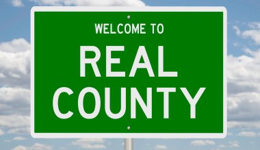 İşaretli yeşil 3D otoyol