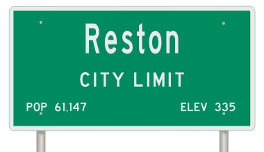 İşaretli yeşil 3D otoyol