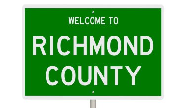 İşaretli yeşil 3D otoyol