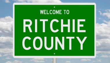 İşaretli yeşil 3D otoyol