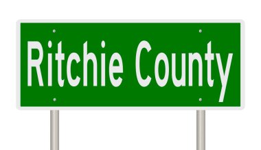 İşaretli yeşil 3D otoyol