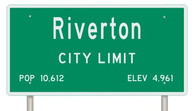 İşaretli yeşil 3D otoyol