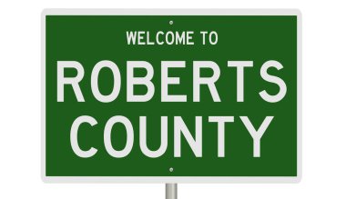 İşaretli yeşil 3D otoyol