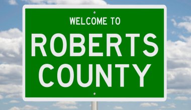 İşaretli yeşil 3D otoyol