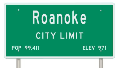 İşaretli yeşil 3D otoyol