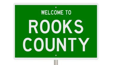 İşaretli yeşil 3D otoyol