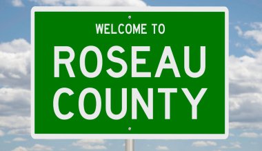 İşaretli yeşil 3D otoyol