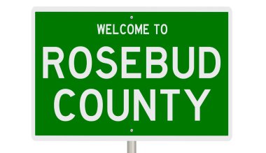 İşaretli yeşil 3D otoyol