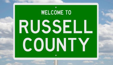 İşaretli yeşil 3D otoyol