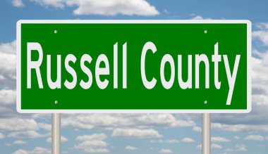 İşaretli yeşil 3D otoyol