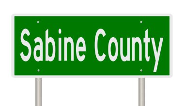 İşaretli yeşil 3D otoyol