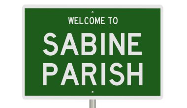 İşaretli yeşil 3D otoyol