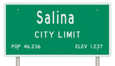 İşaretli yeşil 3D otoyol