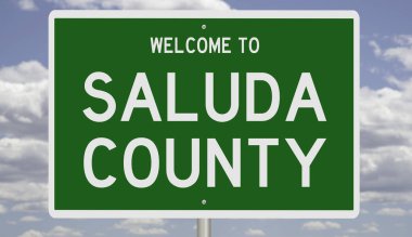 İşaretli yeşil 3D otoyol