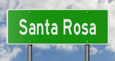 Yeşil 3D otoyol tabelasının çizimi