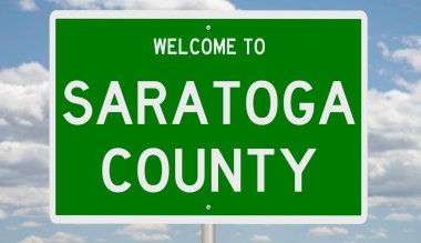 İşaretli yeşil 3D otoyol