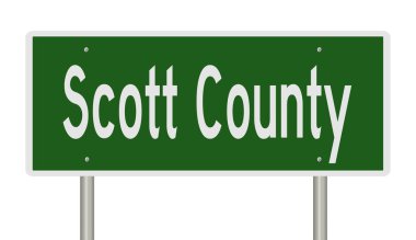 3 boyutlu yeşil otoyol tabelası