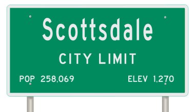 3 boyutlu yeşil otoyol tabelası