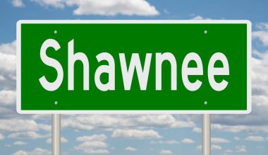 İşaretli bir 3D otoyol işareti