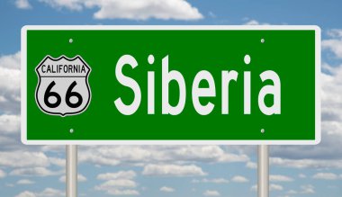 İşaretli yeşil 3D otoyol