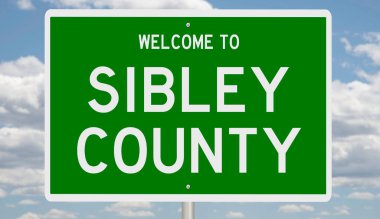 İşaretli yeşil 3D otoyol