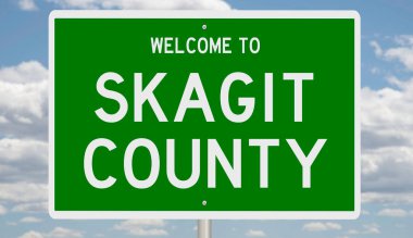 İşaretli yeşil 3D otoyol