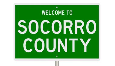 İşaretli yeşil 3D otoyol