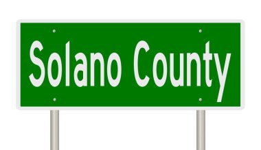 İşaretli yeşil 3D otoyol