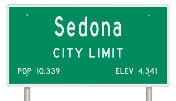 Rendered Green Highway Sign — Stock Photo, Image