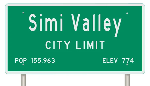 緑の3D高速道路標識 — ストック写真