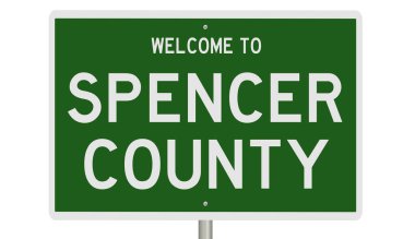 İşaretli yeşil 3D otoyol