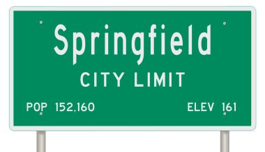 İşaretli yeşil 3D otoyol