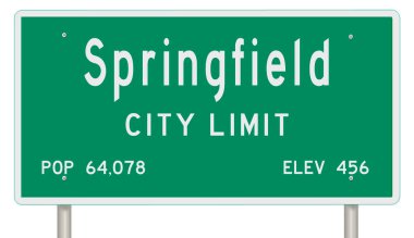 İşaretli yeşil 3D otoyol