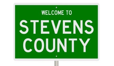 3 boyutlu yeşil otoyol tabelası