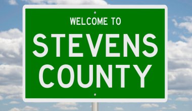 3 boyutlu yeşil otoyol tabelası