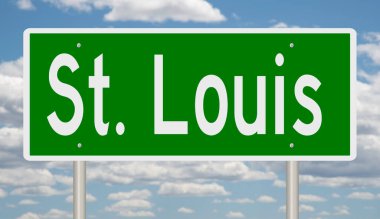 3 boyutlu yeşil otoyol tabelası