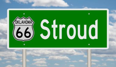 3 boyutlu yeşil otoyol tabelası