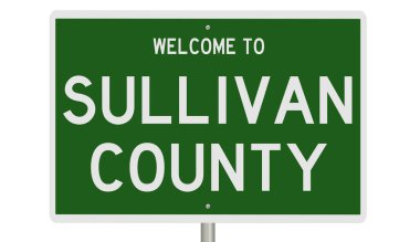 3 boyutlu yeşil otoyol tabelası