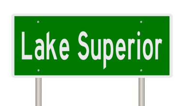 3 boyutlu yeşil otoyol tabelası